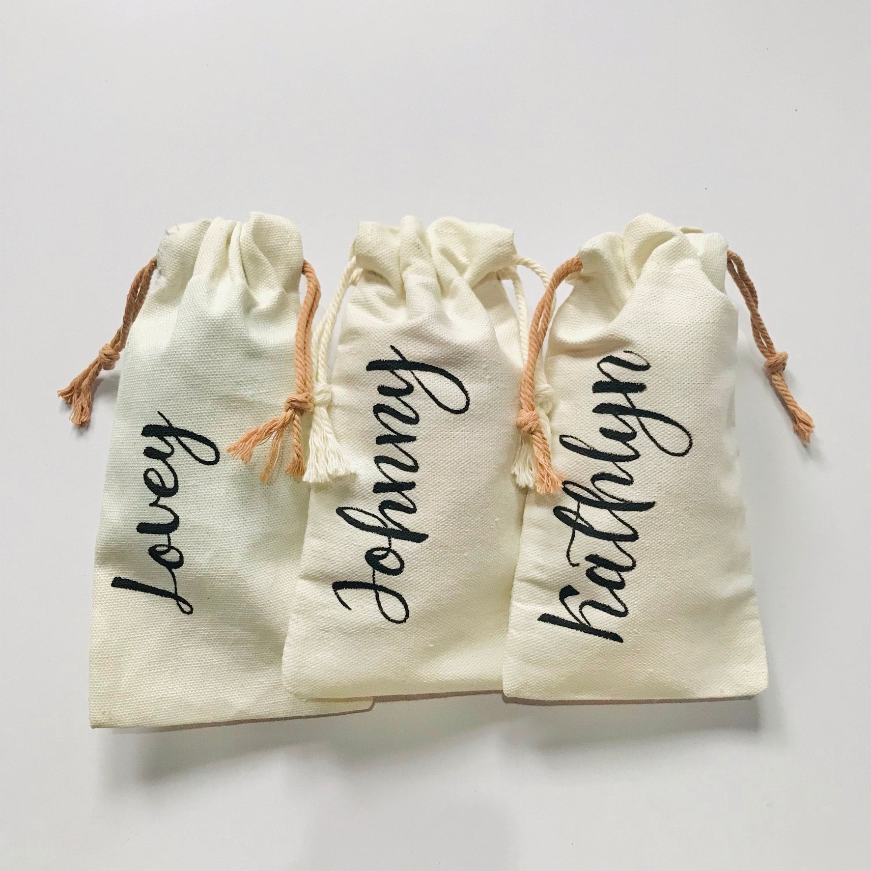 Personalized hotsell dust bags